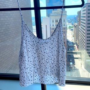 Brandy Melville Crop Top - Floral - One Size